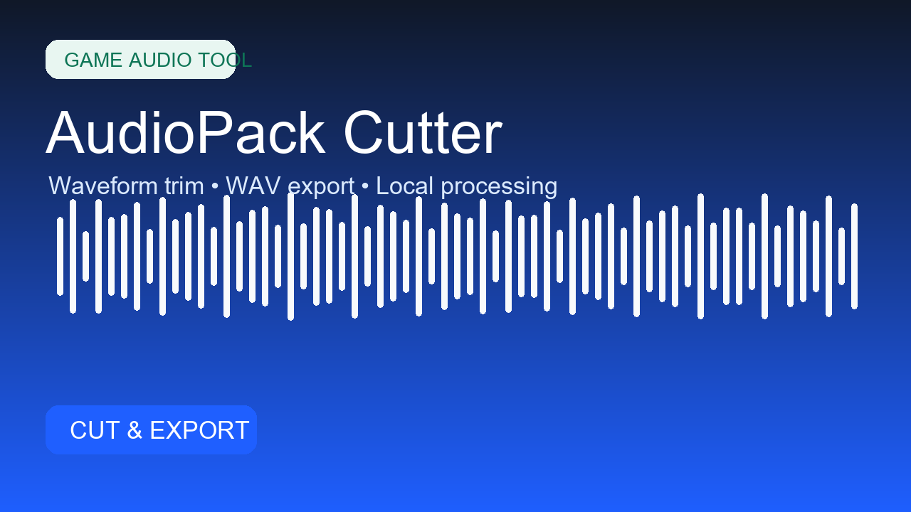 AudioPack Cutter